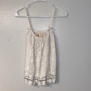 White hollister tank top